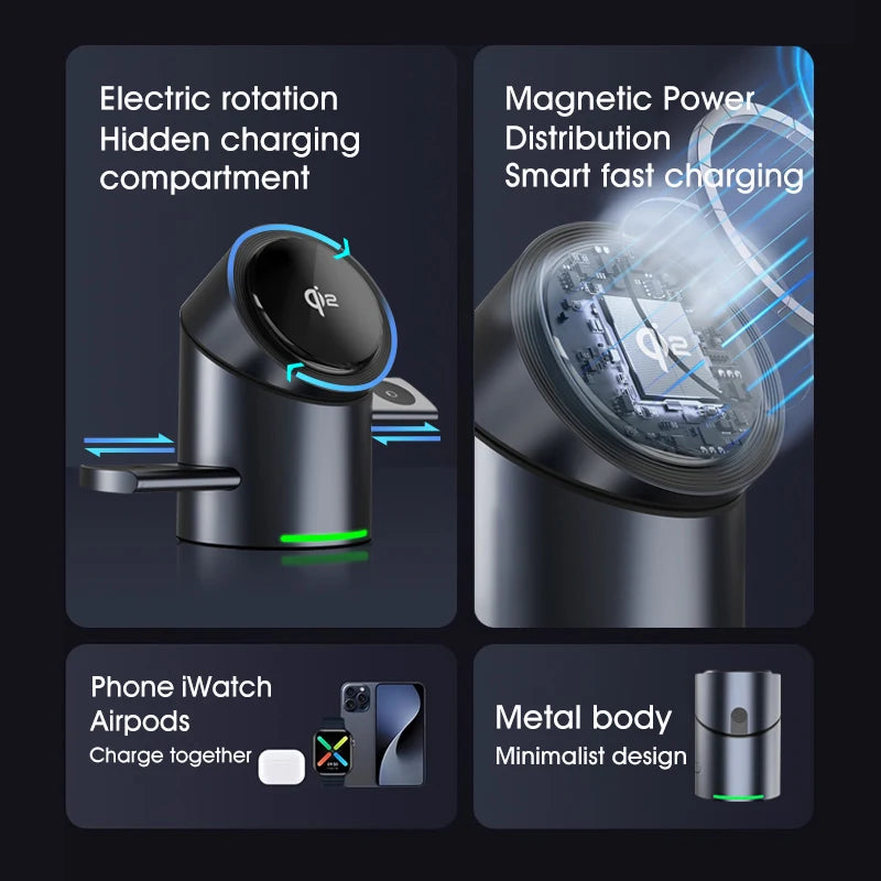 Tri-Device Wireless Charger