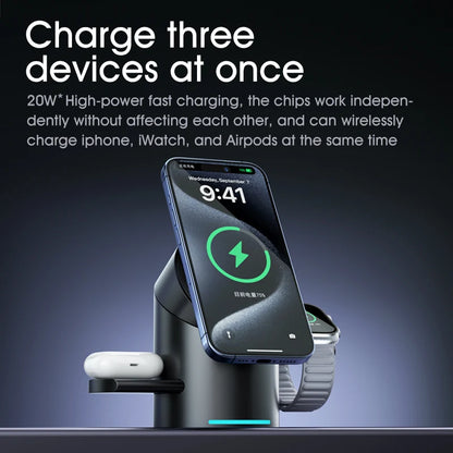 Tri-Device Wireless Charger