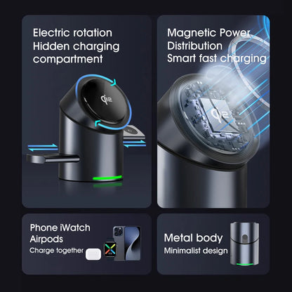 Tri-Device Wireless Charger